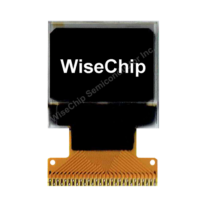 WiseChip 0.66” OLED Display - monochromatic display