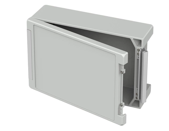 Bopla BA 342412 F-7035 (00127545) - obudowa aluminiowa z wgłębieniem w pokrywie z uszczelką neoprenową (363 x 242 x 120 mm)