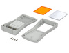 BOPLA BS 703 DIS-7035 (82703235) - obudowa z ABS z oknem wyświetlacza i pojemnikiem na baterie (184,3 x 93 x 35,4 mm)