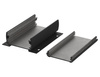 BOPLA ABPH 600-0100 WL (84306100) - aluminium profile, horizontally-divided with wall brackets(57 x 32 x 100 mm)