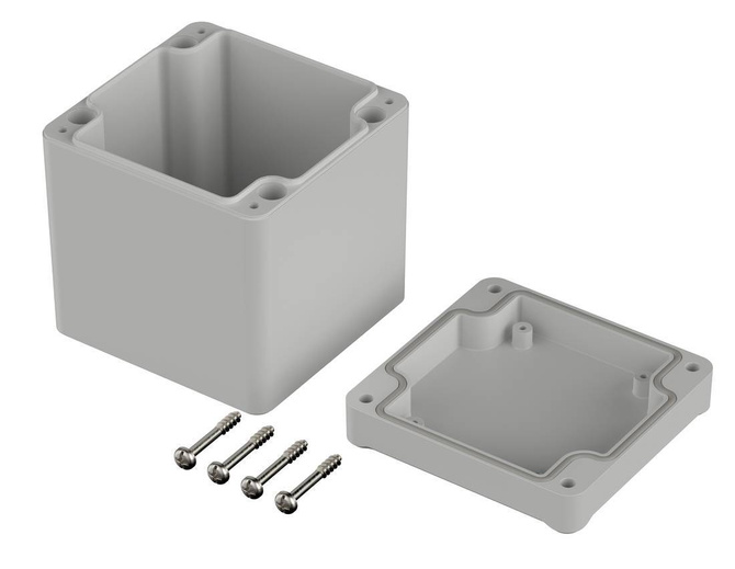Bopla EM 225 (62225000) - PC enclosure without recess in the cover (82 x 80 x 87 mm)