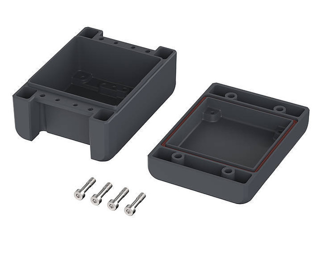 Bopla BA-S 100806 F SIL-7024 (00162124.SIL) - enclosure with membrane lid, screwed (121 x 86 x 60 mm)