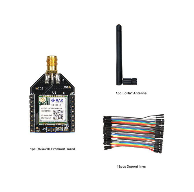 RAKwireless RAK4270-EU868 Breakout Board - breakout LPWAN module