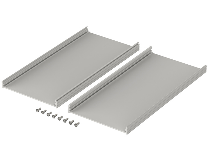 Bopla F 1024-220 (97113220) - profil aluminiowy półotwarty (105 x 24 x 220 mm)