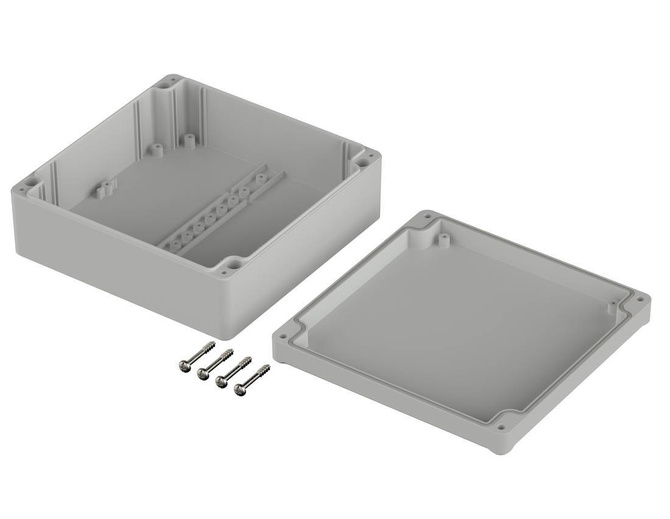Bopla EM 218 (62218300) - PC enclosure without recess in the cover (150 x 150 x 57 mm)