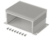 Bopla F 1048-80 KWL (97418080) - aluminium profile with wall brackets and radiator (105 x 48 x 80 mm)