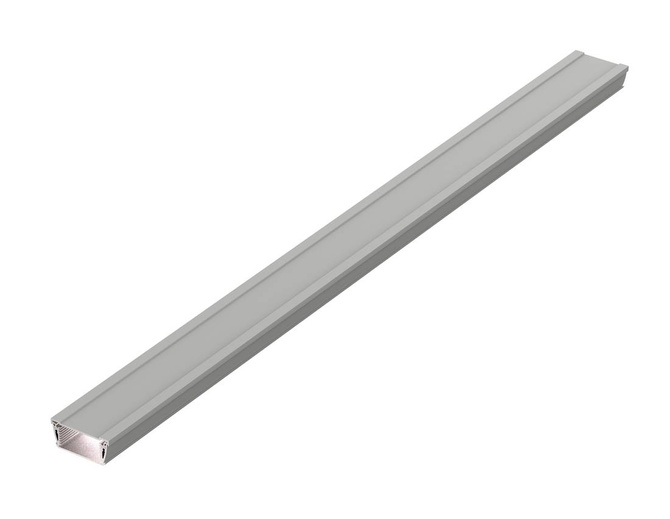 Bopla ASPH 830-1000 9006 (94211000)- Asymetryczny profil aluminiowy półotwarty  (74 x 32.8 x 1000 mm)