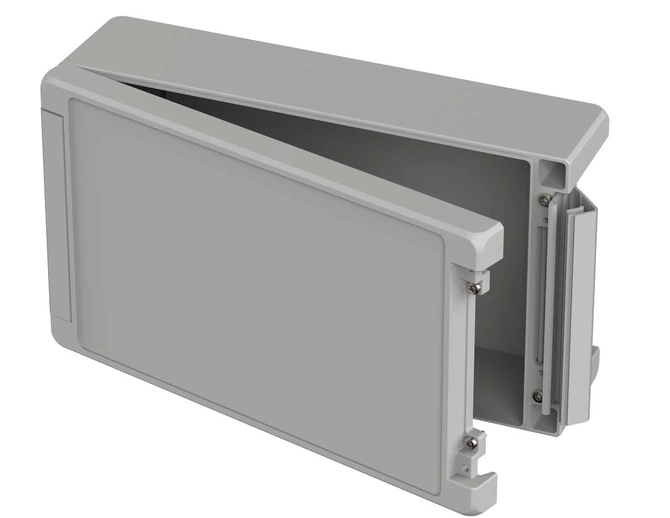Bopla BA 281709 F SIL-7035 (00126335.SIL) - aluminum enclosure with a recess in the cover and silicone lid seal (299 x 173 x 90 mm)