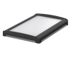Bopla BOV 2114 FO-9005 - OT LL-SILC (48336451.SILC) - BoVersa translucent plastic lid with open black design cover for silicone seal (210 x 140 x 24 mm)