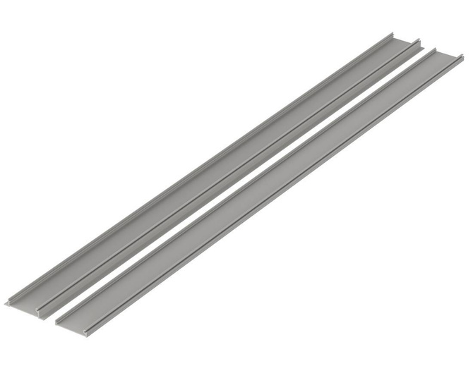 Bopla F 520-1000 WL (97252000) - aluminium profile with wall brackets (55.3 x 20.4 x 1000 mm)