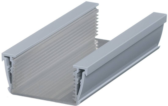 Bopla ASPU 1030-1000 9006 (94321000) - asymetryczny profil aluminiowy otwarty (98,5 x 32,8 x 1000 mm)