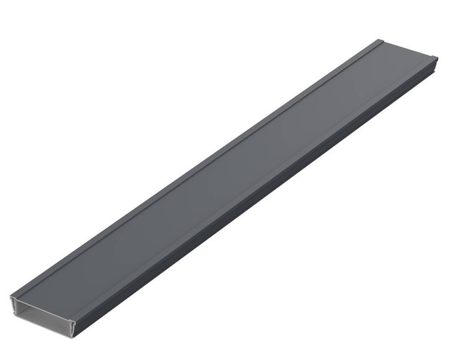 Bopla ASP 1230-1000 7024 (94132000) - enclosure profiles, closed  (121 x 32.8 x 1000 mm)