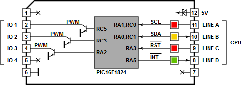 Tibbo Tibbit Block #16 - output module
