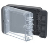 Bopla B 100804 PC-V0-G 7024 (96022144) - universal enclosure with crystal-clear lid (113 x 80 x 40 mm)