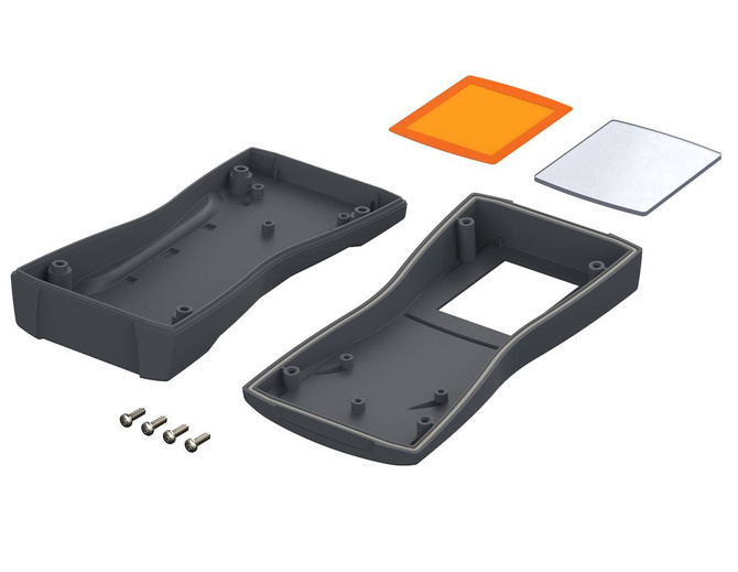 BOPLA BS 602 DIS-7024 (82602224) - obudowa z ABS z oknem wyświetlacza (159,4 x 77,9 x 33,5 mm)