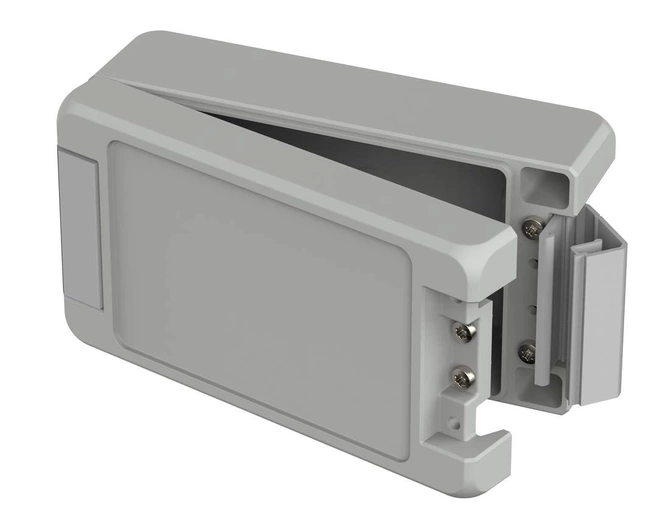 Bopla BA 140806 F-7035 (00123125) - aluminum enclosure with a recess in the cover and neoprene seal (159 x 86 x 60 mm)