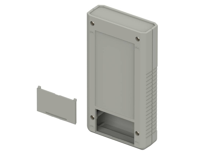 Bopla BOS 752-7038 (34752001) - hand-held enclosure with battery compartment (2 x 9V) and continuous membrane keypad area (157 x 84 x 30 mm)