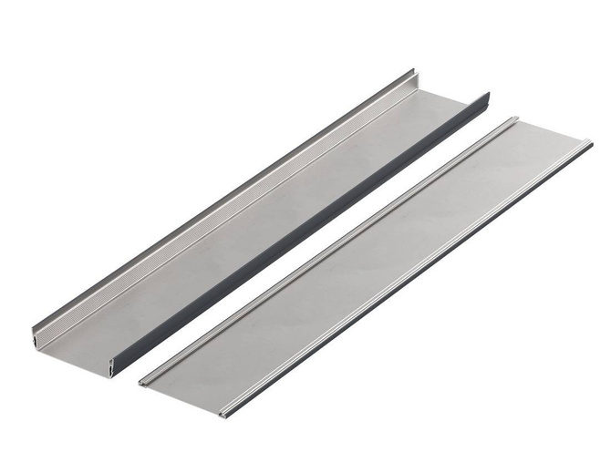 Bopla ASPH 1540-1000 7024 (94252000) - enclosure profiles, horizontally-divided (154 x 44 x 1000 mm)