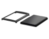 Bopla BOV 2819 FO-9005 - OT-9005-SILC (48318655.SILC) - black BoVersa plastic lid with open black design cover with silicone seal (275 x 185 x 29 mm)