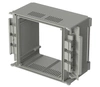 Bopla BC 5000 L-1 (79001900) - basic element 1.0 (88.25 mm deep) with air vents CombiCard 5000-7000 enclosure (175 x 146 x 88 mm, 3U 20HP)