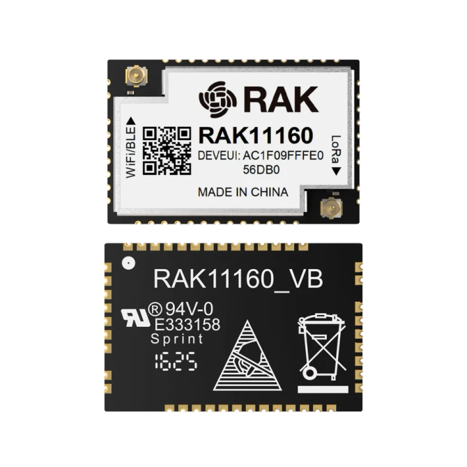 RAKwireless RAK11160 - EU868 - LoRaWAN® module with WiFi+BLE