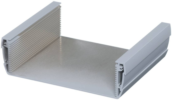 Bopla ASPU 1850-1000 9006 (94341000) - enclosure profiles, open on one side (187 x 54.6 x 1000 mm)