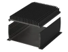BOPLA ABPH 1680-0200 KWL (84468200) - aluminium profile, horizontally-divided with wall brackets and radiator (169 x 82 x 200 mm)