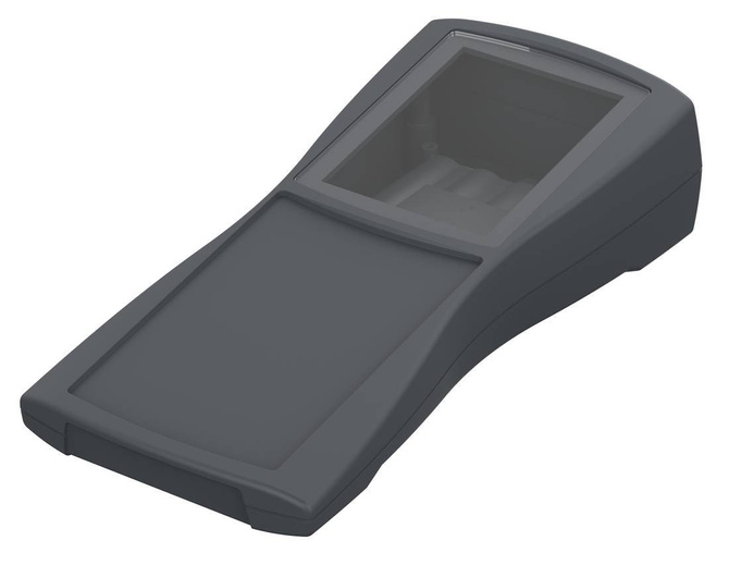 BOPLA BS 803 DIS-7024 (82803224) - obudowa z ABS z oknem wyświetlacza i pojemnikiem na baterie (209,3 x 98 x 34,8 mm)