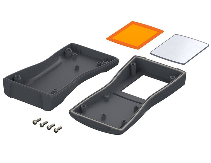 BOPLA BS 502 DIS-7024 (82502224) - ABS enclosure with display screen  (140.3 x 72.9 x 31.3 mm)