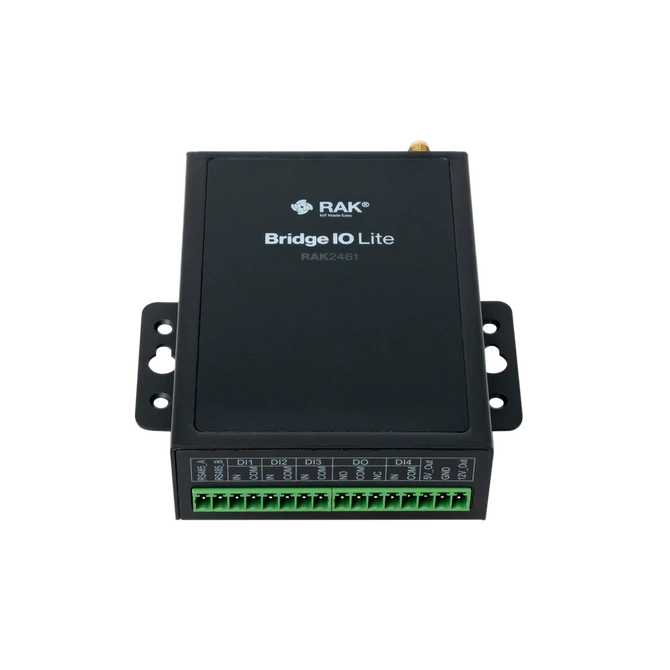 RAKwireless - RAK2461 WisNode Bridge IO Lite - RS485-DOx4 - mocowanie naścienne