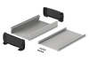 BOPLA ELPH 1240-0200 DW (83246200.S7) - aluminium profile horizontally-divided with wall brackets (120 x 42 x 200 mm)