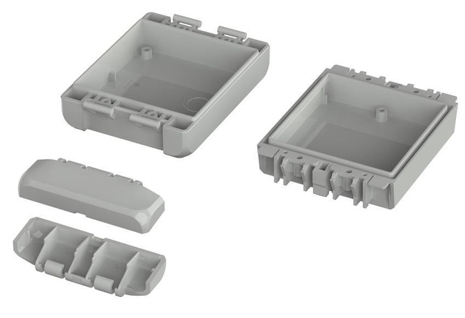 Bopla B 100804 PC-V0 7035 (96012145) - universal enclosure (113 x 80 x 40 mm)