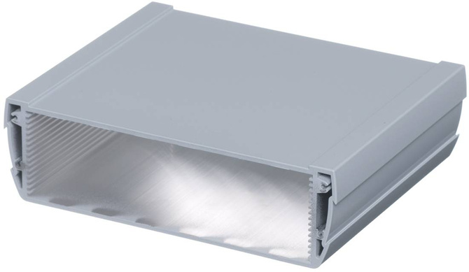 Bopla ASP 1850-0100 9006 (94141100) - asymetryczny profil aluminiowy zamknięty (187 x 54,6 x 100 mm)