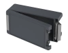 Bopla BA 241309 F-7024 (00125234) - aluminum enclosure with a recess in the cover and neoprene seal (259 x 128 x 90 mm)