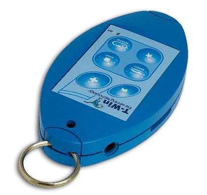 Teko - OVO-1 series (OVO-1IR.7) - enclosure for remote controler in white with opening for LED (124,2 x 66,3 x 23 mm)