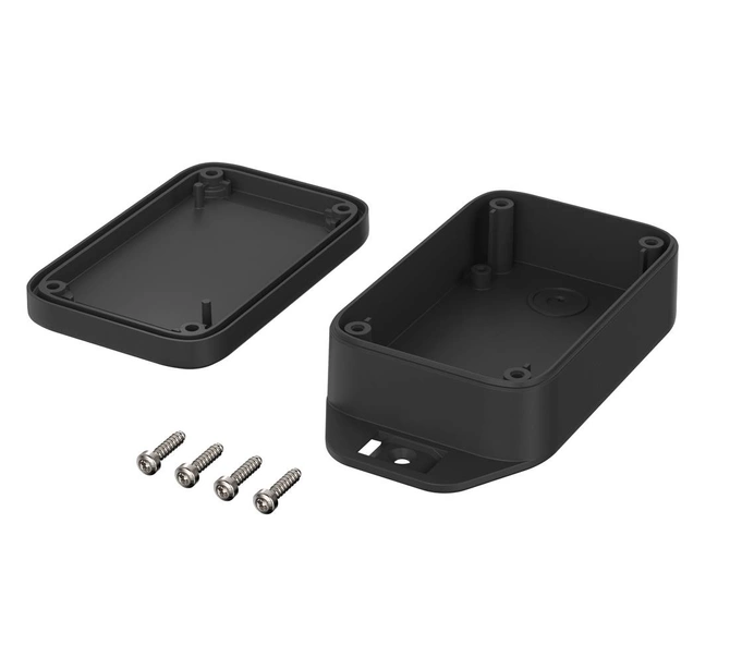 Bopla BL 855530 WL2 DO-9005 (16196665) - enclosure with wall brackets and lid fixing from the top (86.2 x 56.25 x 29 mm)