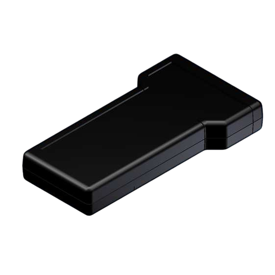 Teko - TBT-B series (TBT-B.9) - black handheld enclosure with battery compartment (163 x 88 x 25 mm)