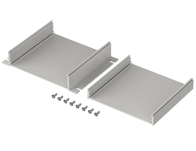 Bopla F 1040-100 WL (97217100) - aluminium profile with wall brackets (105 x 40 x 100 mm)