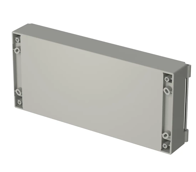 Bopla RD 7000 (79000300) - tylna pokrywa z uszczelką obudowy CombiCard 5000-7000 (323 x 146,7 x 50 mm 3U 49HP)