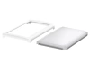 Bopla BOV 2114 FO-9003 - OT LL-SILC (48336431.SILC) - BoVersa translucent plastic lid with open white design cover with silicone seal (210 x 140 x 24 mm)