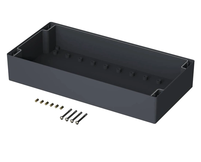 Bopla RD 3000 H (19004400) - tylna wysoka pokrywa z uszczelką obudowy CombiCard 1000-3000 (280,72 x 138 x 48 mm)