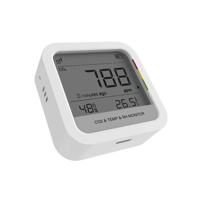 RAKwireless - QingPing CO2 & Temperature & Humidity Monitor for LoRaWAN®