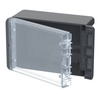Bopla B 181309 PC-V0-G 7024 (96024234) - universal enclosure with crystal-clear lid (191 x 125 x 90 mm)