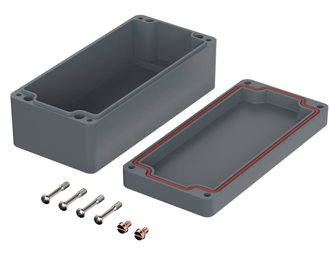 Bopla P 316 SIL (04316100) - polyester enclosure with silicone gasket (160 x 75 x 56.5 mm)