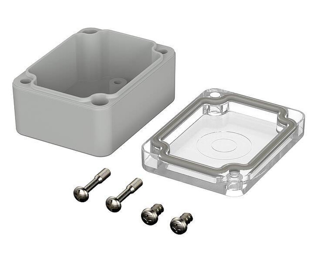 Bopla M 206 G (02206200) - PC enclosure with crystal-clear lid (65 x 50 x 35 mm)