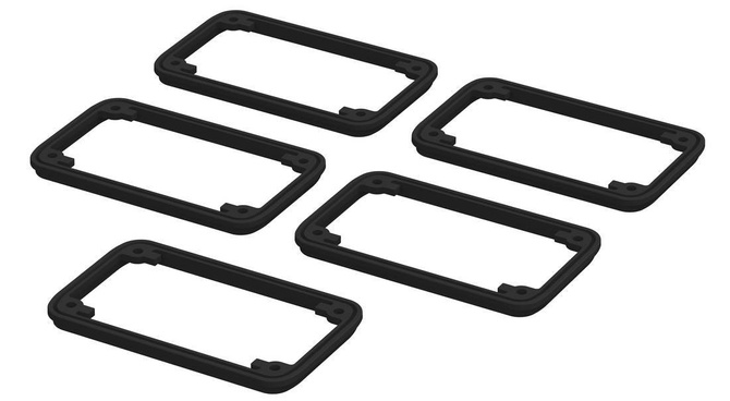 Bopla BL 7040 DI-9005 (16374005) - a set of design seals (5 pcs)