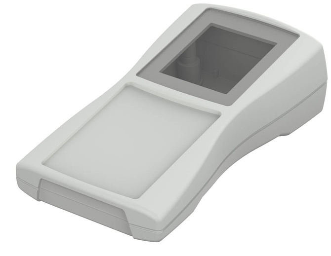 BOPLA BS 400 DIS-7035 (82400235) - ABS enclosure with display screen (119.3 x 64.9 x 26.5 mm)