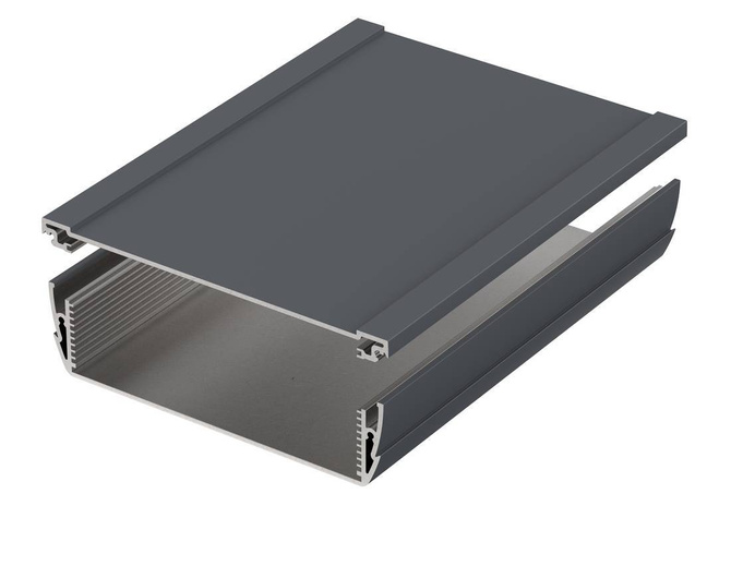 Bopla ASPH 1540-0200 7024 (94252200) - enclosure profiles, horizontally-divided (154 x 44 x 200 mm)