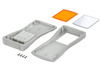 BOPLA BS 803 DIS-7035 (82803235) - obudowa z ABS z oknem wyświetlacza i pojemnikiem na baterie (209,3 x 98 x 34,8 mm)