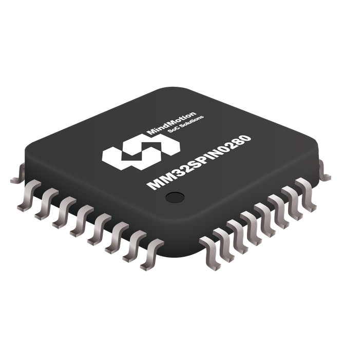 MindMotion MM32SPIN0280D4PV - 32-bit microcontroler